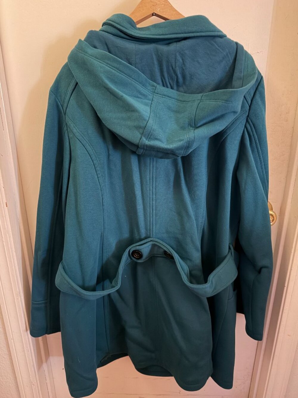 Apt. 9 Teal Mid-Length Coat W 3X - Picture 3 of 3